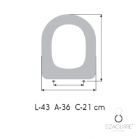 TAPA EIZAGUIRRE PARA STARCK 2 DURAVIT